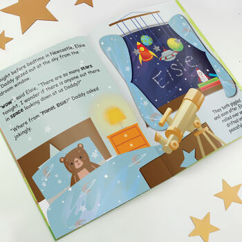Personalised Space Story Book, 6 of 12