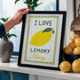 I Love Lemony Things Print, thumbnail 4 of 7