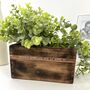 Personalised Wood And Copper Pot Planter, thumbnail 2 of 5