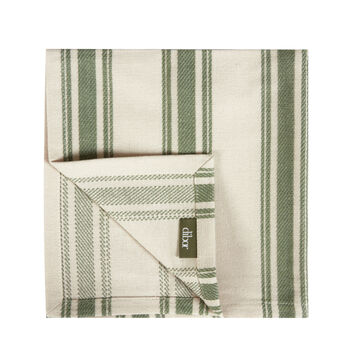 Set Of Four Greenfield Striped Cotton Napkins, 2 of 2