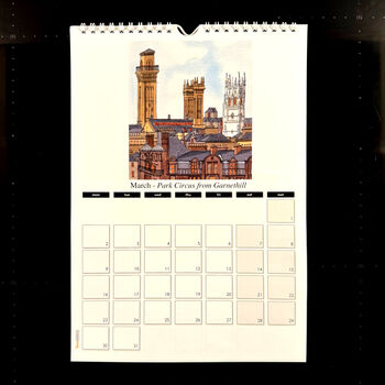 2026 Glasgow Calendar, 4 of 12