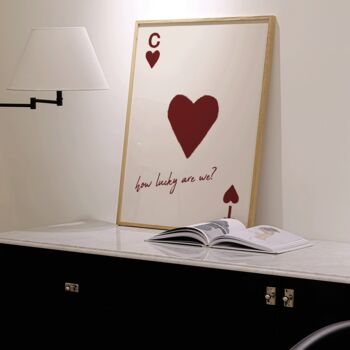 Personalised How Lucky Are We Print, 4 of 8