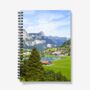 A5 Spiral Notebook Featuring The Swiss Alps, thumbnail 1 of 2