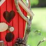 Personalised Robin Red Hanging Bird House, thumbnail 6 of 9