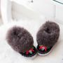 Childrens Light Grey Sheepers Slippers, thumbnail 1 of 5