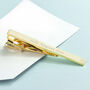 Personalised Gold Plated Tie Clip, thumbnail 2 of 8