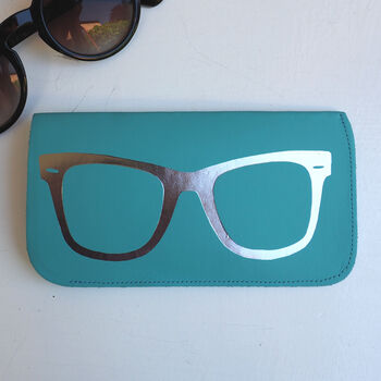 Turquoise And Silver Leather Sunglasses Case, 4 of 8