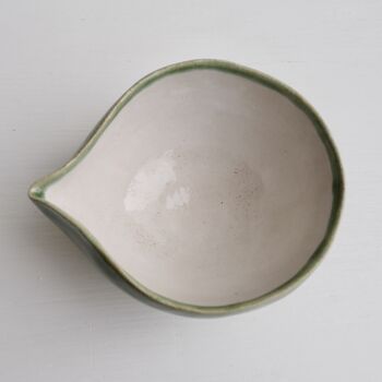 Handmade Green Ceramic Matcha Jug / Serving Bowl, 5 of 8