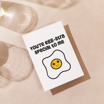 Funny Valentine’s Card – You’re Eggstra Special To Me, 2 of 4