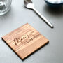 Personalised Italian Olive Wood Coasters, thumbnail 3 of 9