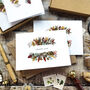 Dried Flower Autumn Thank You Cards, thumbnail 4 of 8