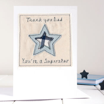 Personalised Star Thank You Card For Him / Teacher, 7 of 11