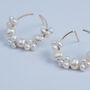 Pearl Cluster Stud Earrings, thumbnail 2 of 8