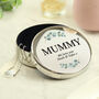 Personalised Botanical Round Trinket Box, thumbnail 1 of 4