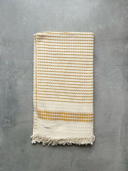 Milos Check Hammam Towel, 7 of 12