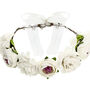 Cream Artificial Hen Party Flower Crown, thumbnail 3 of 9