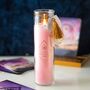 Mystic Rose Tube Candle With Rose Quartz Crystals, thumbnail 1 of 3