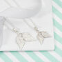 Mother And Daughter Angel Wings Necklace Set, thumbnail 1 of 5