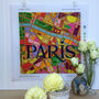 J'aime Paris City Map Tapestry Kit, thumbnail 4 of 5