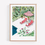 Poolside Limited Edition Art Print, thumbnail 3 of 3