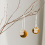 Highland Cow Hanging Pom Pom Decoration, thumbnail 2 of 3