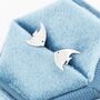 Sterling Silver Angelfish Stud Earrings, thumbnail 5 of 9