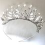 The Agatha Crown Oak Leaf Pearl Tiara, thumbnail 12 of 12