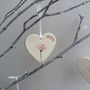 Personalised Heart Hanging Decoration Mothers Day Gift, thumbnail 3 of 4