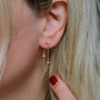 Savannah Star Drop Chain Earrings, thumbnail 1 of 5
