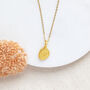 Organic Gold Plated Nugget Heart Pendant, thumbnail 7 of 10