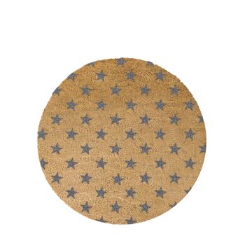 Circular Stars Print Doormat, 3 of 4