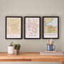 Framed And Personalised Norfolk Map Print, thumbnail 3 of 4
