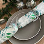 Personalised Reusable Floral Green Christmas Crackers, thumbnail 7 of 9