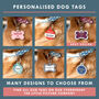 Personalised Doggy Bone Print Pet ID Tag, thumbnail 7 of 8