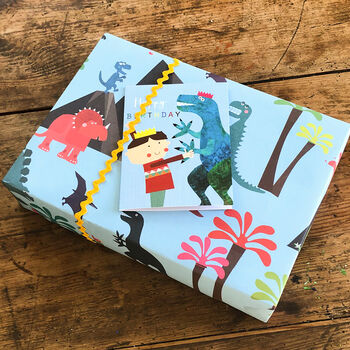 Mini Dinosaur Birthday Card, 4 of 4