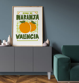Spanish Oranges Kitchen Print, 2 of 9