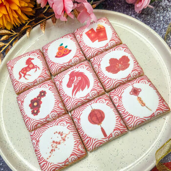 Year Of The Horse New Lunar Year Biscuits Gift Box, 8 of 12