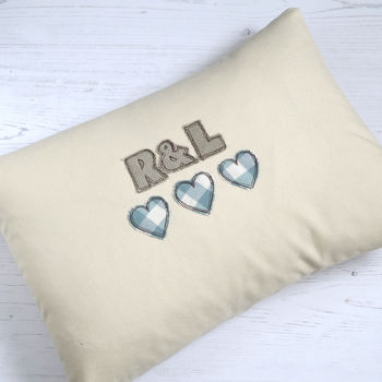Personalised Couples Initials Cushion Gift, 10 of 12