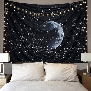 Constellation Space Galaxy Wall Tapestry, 4 of 7