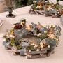 Frosted Eucalyptus Christmas Candle Centrepiece, thumbnail 6 of 6