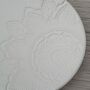 Mandala Design White Trinket Dish, thumbnail 4 of 4