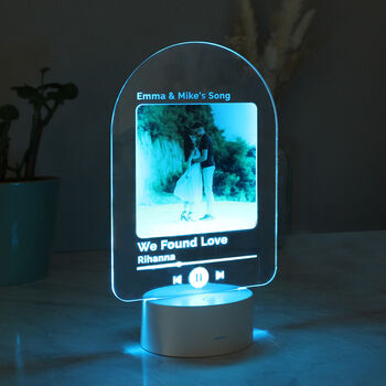 Personalised Our Song LED Light, 9 of 11