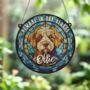 Labradoodle Memorial Suncatcher, thumbnail 3 of 6