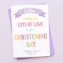 Personalised Christening Day Card, thumbnail 4 of 9