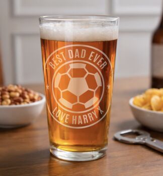 Football Pint Glass, 5 of 5