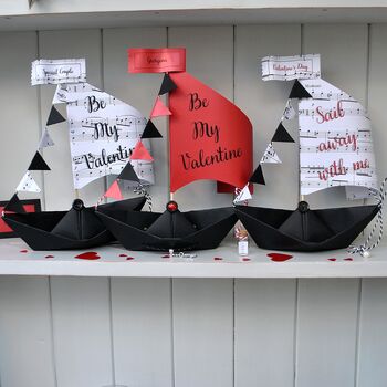 Personalised Valentine's Sail Boat Card, 9 of 10