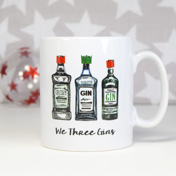 'We Three Gins' Christmas Mug, 5 of 7