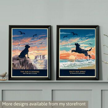 Limited Edition Labrador Print: Dog Lovers Gift, 8 of 11