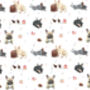 2x French Bulldog Wrapping Paper, thumbnail 3 of 3