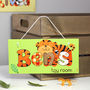 Personalised Jungle Tiger Canvas Sign, thumbnail 10 of 12